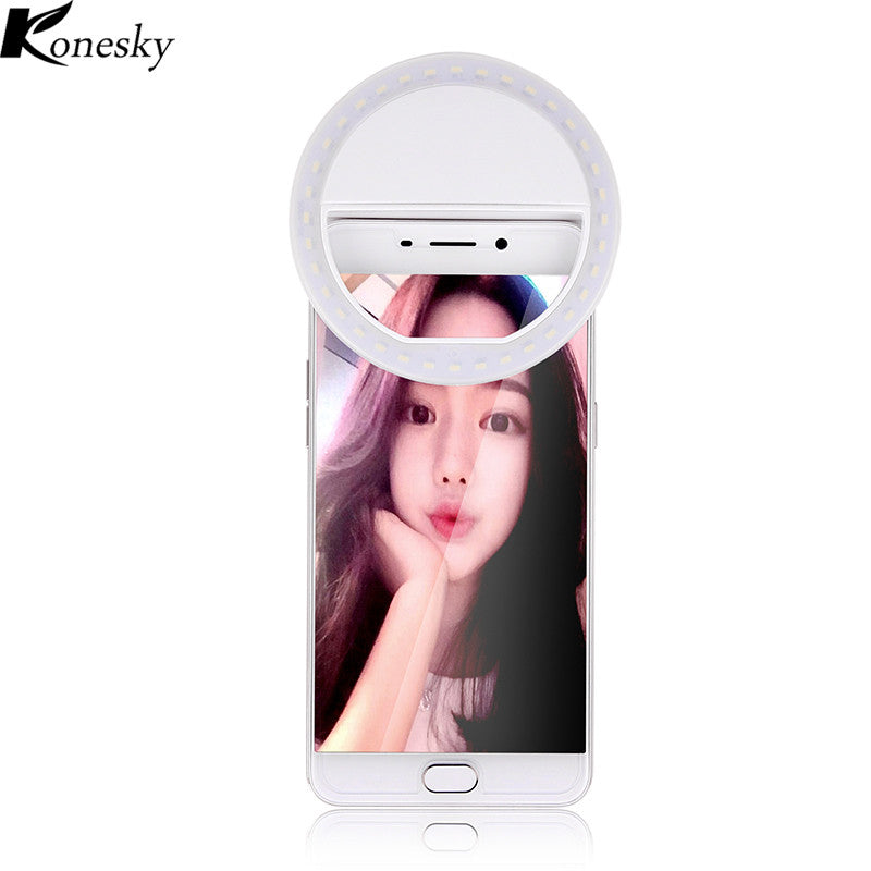 Selfie Portable Flash Led Night Light Camera Phone Photography Ring Light Enhancing Photography for iPhone Samsung