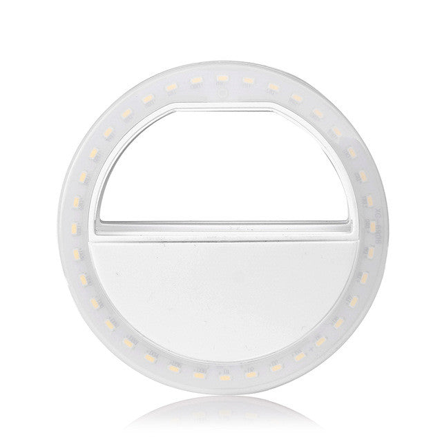 FORNORM 36-LED Selfie Ring Light Portable Photo Lamp Flash Smartphone Light Camera Phone Lamp For iPhone Samsung Galaxy Sony