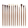 Makeup Brush New 12Pcs Pro Makeup Blush Eyeshadow Blending Set Concealer Cosmetic Make Up Brushes Tool Eyeliner Lip Brushes
