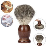 ZY 2PCS/Set Wet Shaving Badger Brush Classic Wood Bowl Mug Men Shave Tool