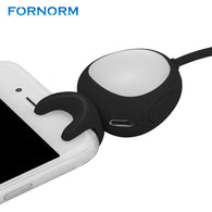 Fornorm colorful 16 LED Selfie Light  Cartoon Shape Rchargeable Night Flashlight Aliens Selfie Light  for iPhone Samsung