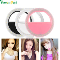 36-LED Smartphone Selfie Light Ring Fill Lights Battery Operated Clip on Phone