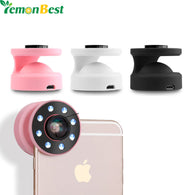 Mini 8 LED Spotlight Camera Smartphone Led Flash Fill Light for iPhone Android Devices for External Flash Fill Selfie Light