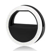 Selfie LED Light Up Flash Light Photography Luminous Ring Light 36pcs LED 3 Brightness Levels Clip on All Mobile Phone