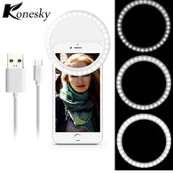 2017 LED Night Light Photographic Lighting Dimmable Camera Photo/Studio/Video Photography Selfie Ring Light for iphone7 Samsung