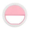 Portable USB charger Selfie Rechargeable Led Ring Selfie Light Smartphone LED Ring Light Night Darkness  Photo Taking