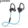 POWSTRO Wireless Bluetooth V4.1 Headset Sport Stereo Headphone Earhook Handsfree Earphone for iPhone Smart Phone 4 Colors