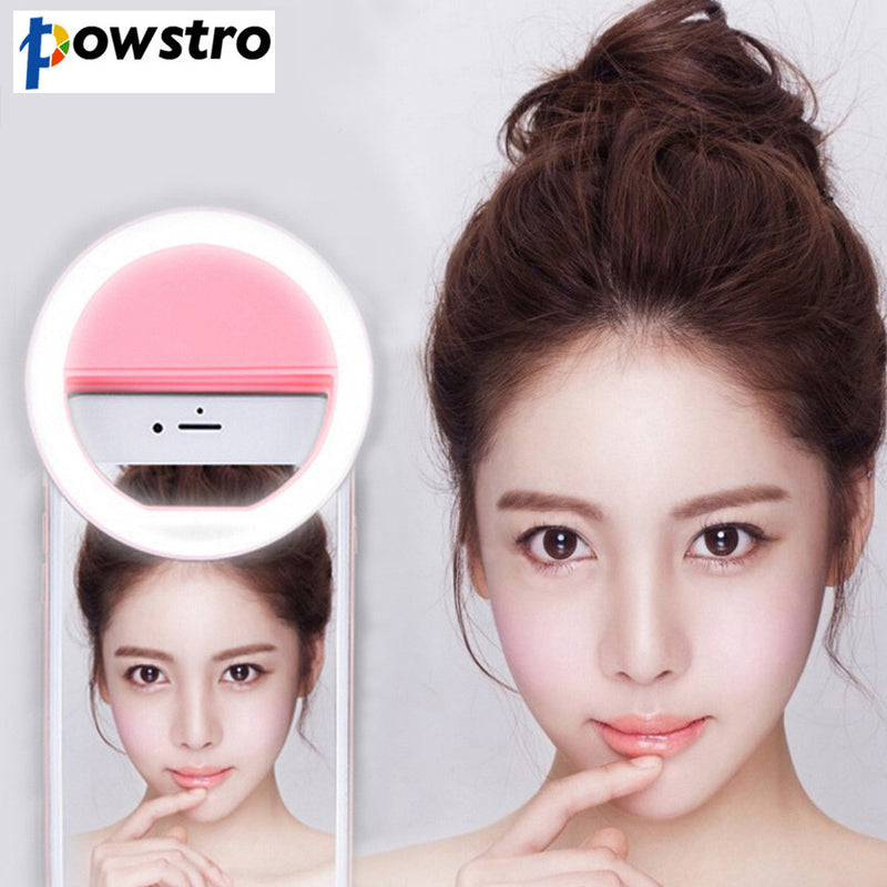 Selfie Ring Light Portable 36 LED Lamp For Selfie Flash Light Phone Camera Photography Enhancing For iPhone Samsung Galaxy Sony