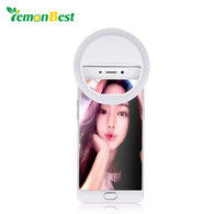 LemonBest 36-LED Smartphone Selfie Light Ring Fill Lights Battery Operated Clip on Phone