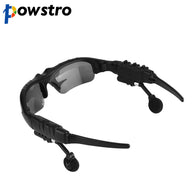 Wireless Sports Stereo Bluetooth Headset Handfree Sunglasses Talk Music Headset Headphone With A Pair Of Blue and Yellow Lens