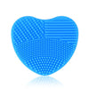 ABEDOE Heart Shape Clean brushes Makeup Wash Brush Silica Glove Scrubber Brush Cosmetic Cleaning Tools Beauty Makeup Brushes